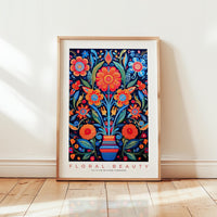 Whimsical Floral Pattern Poster - Poster - Flower Poster