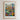 The image is a framed poster depicting a vibrant and colorful street scene in Madrid, Spain.