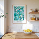 South Carolina Flower Poster