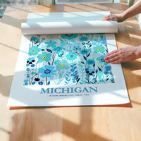 Michigan Flower Poster