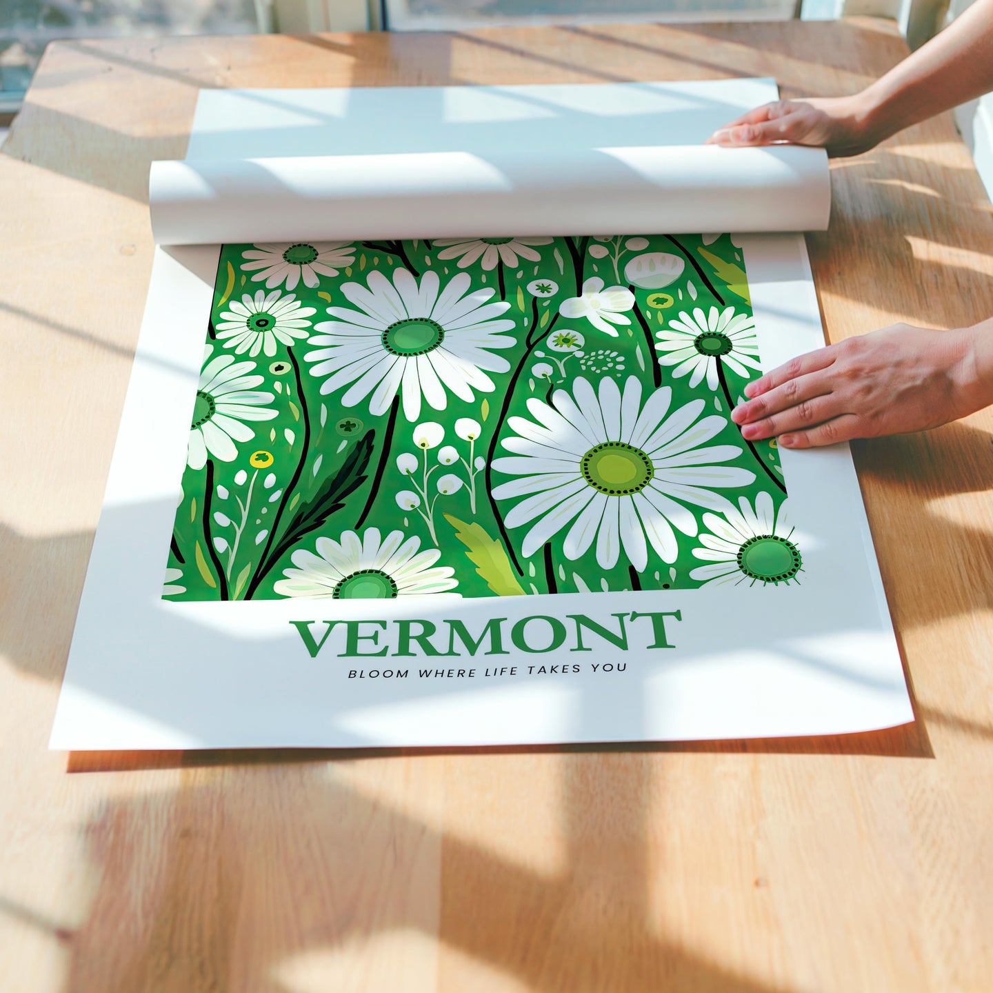 Vermont Flower Poster