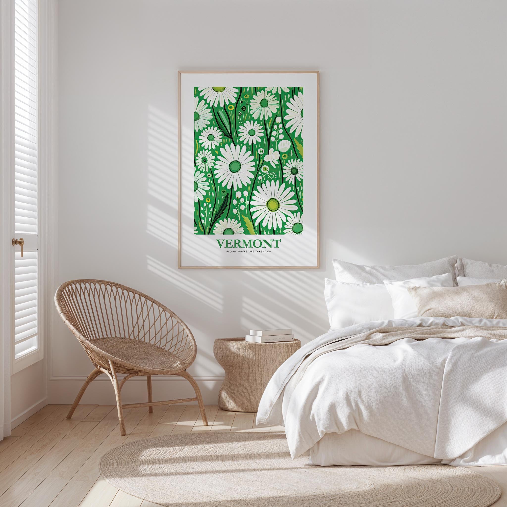 Vermont Flower Poster