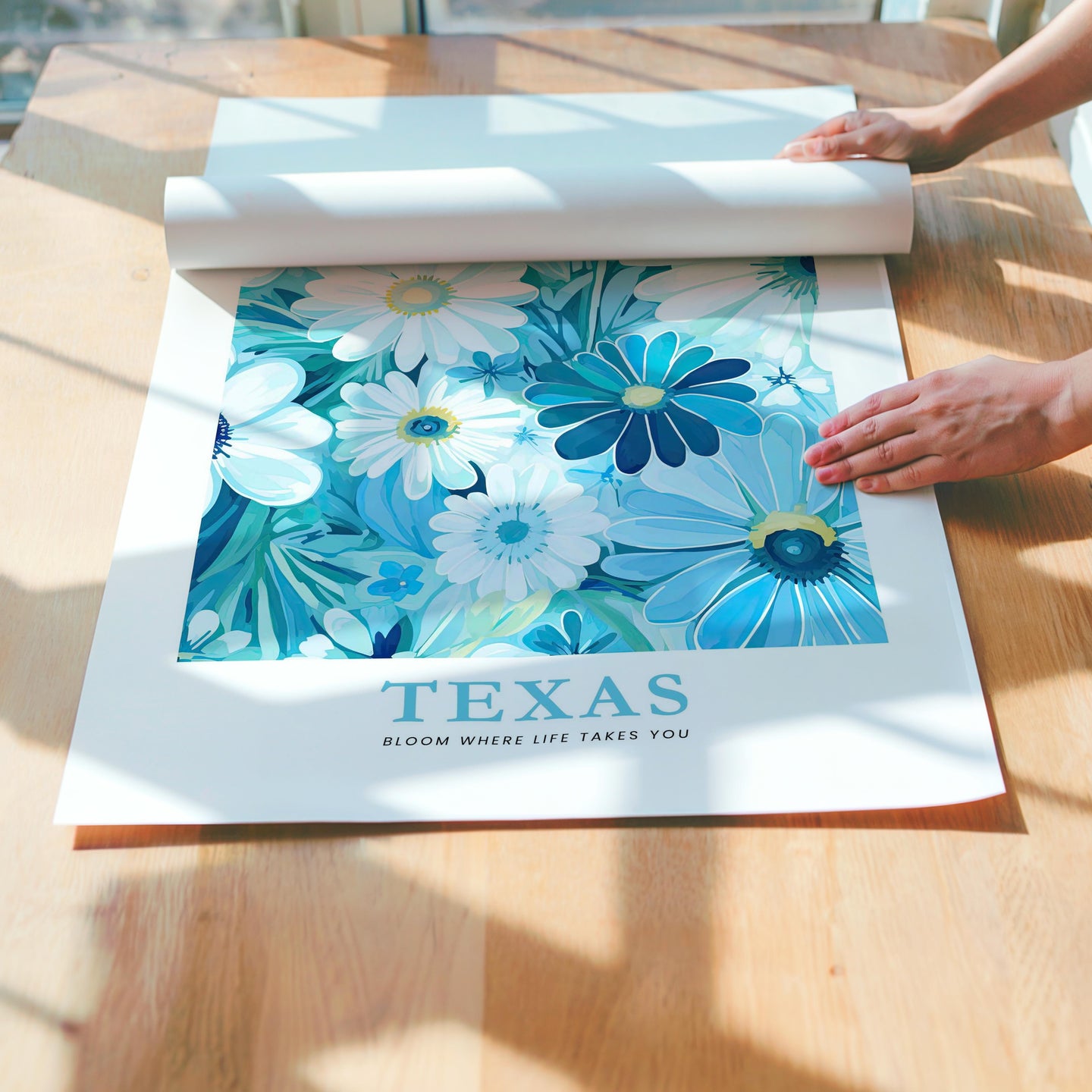 Texas Flower Poster