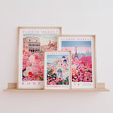 Flower Market Curated Set of 3 Prints
