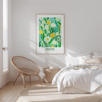 Maine Flower Poster