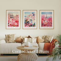 Flower Market Curated Set of 3 Prints