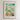 The image is a framed poster depicting a vibrant and colorful garden scene with various flowers and plants.
