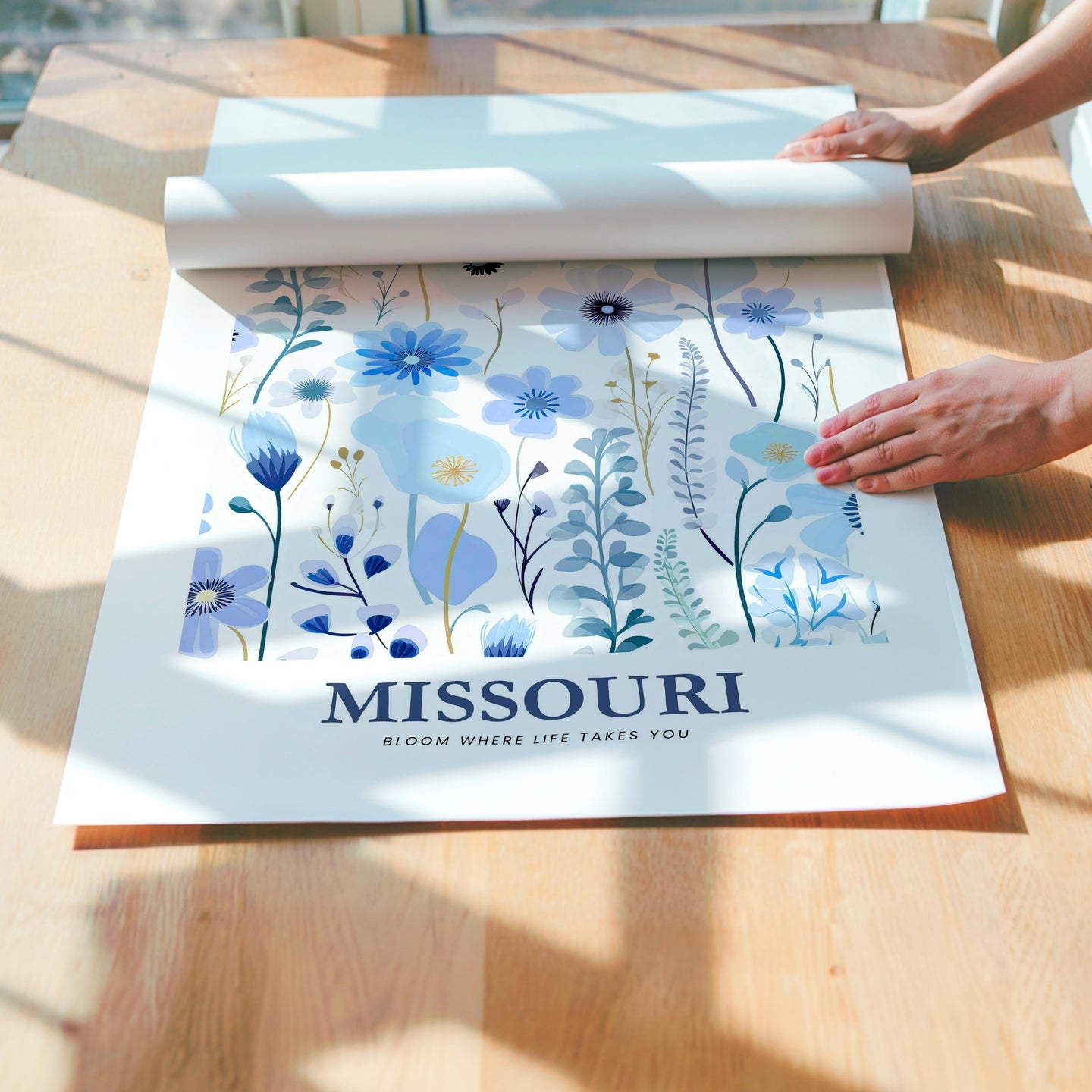 Missouri Flower Poster