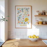 Georgia Flower Poster