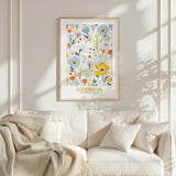 Georgia Flower Poster