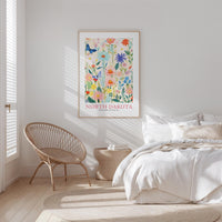 North Dakota Flower Poster