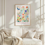 North Dakota Flower Poster