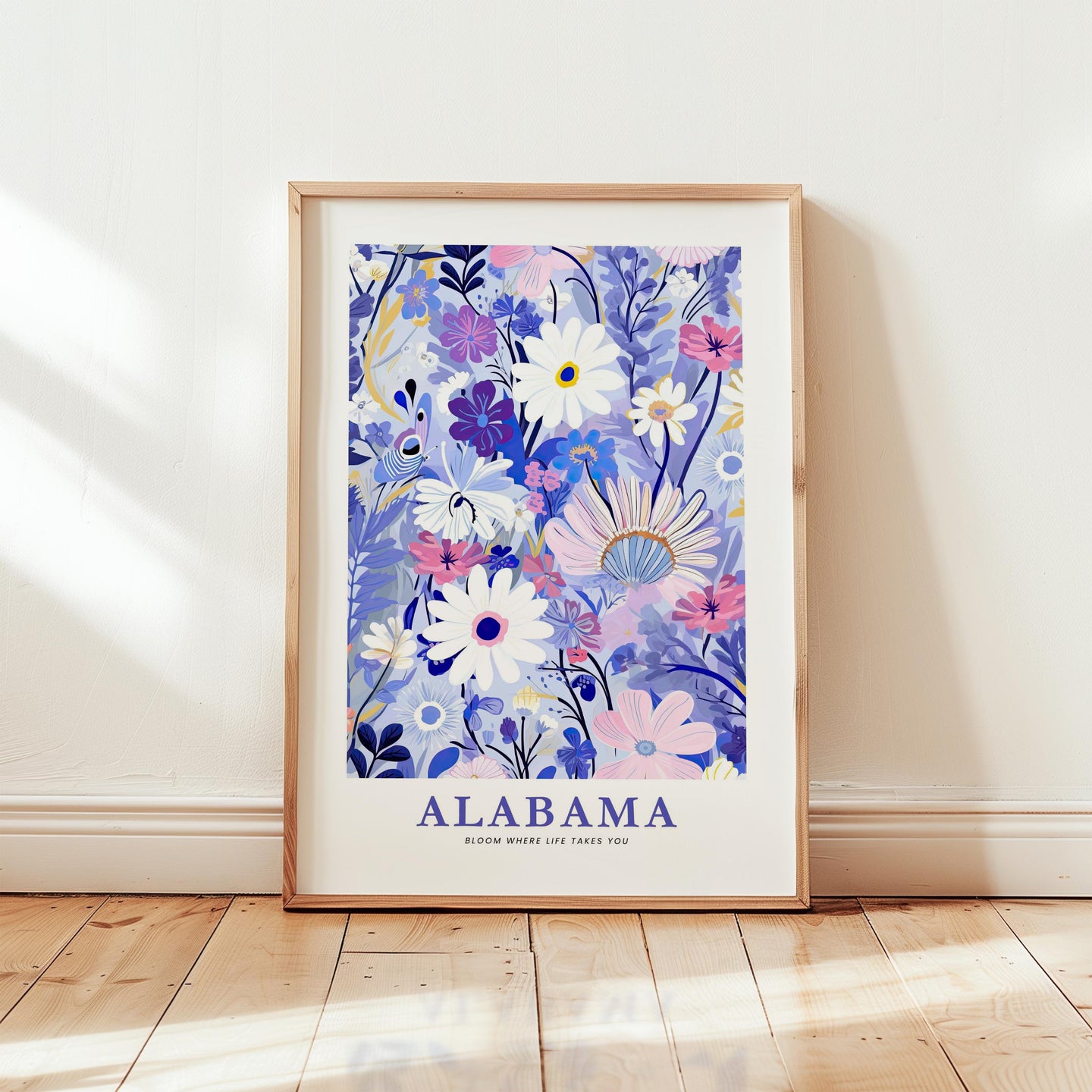 Alabama Flower Poster