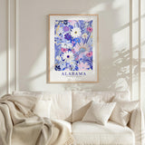 Alabama Flower Poster