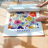 Idaho Flower Poster