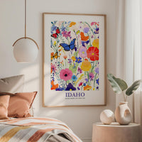 Idaho Flower Poster