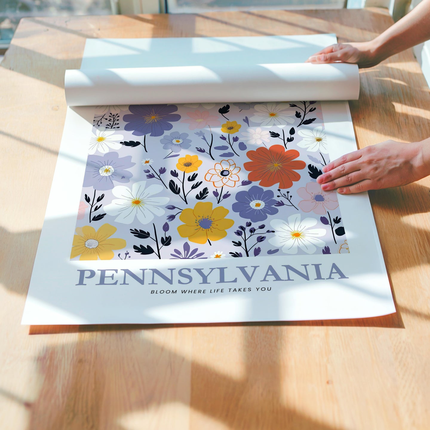 Pennsylvania Flower Poster