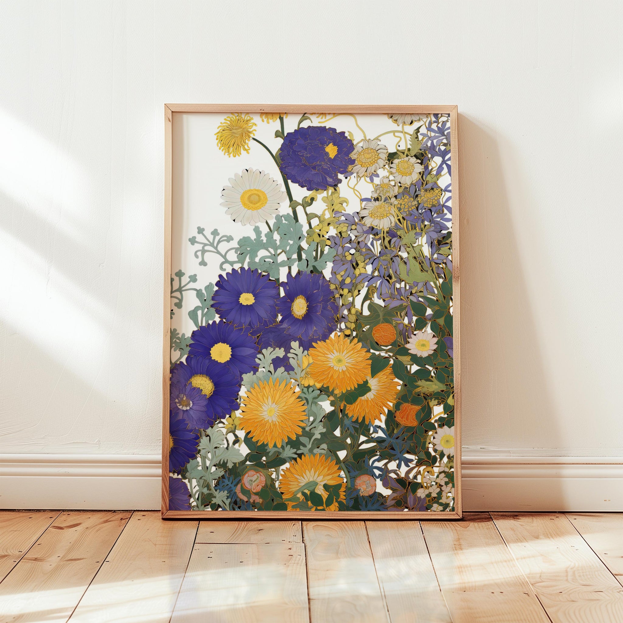 Flora Nouveau Due Art Print