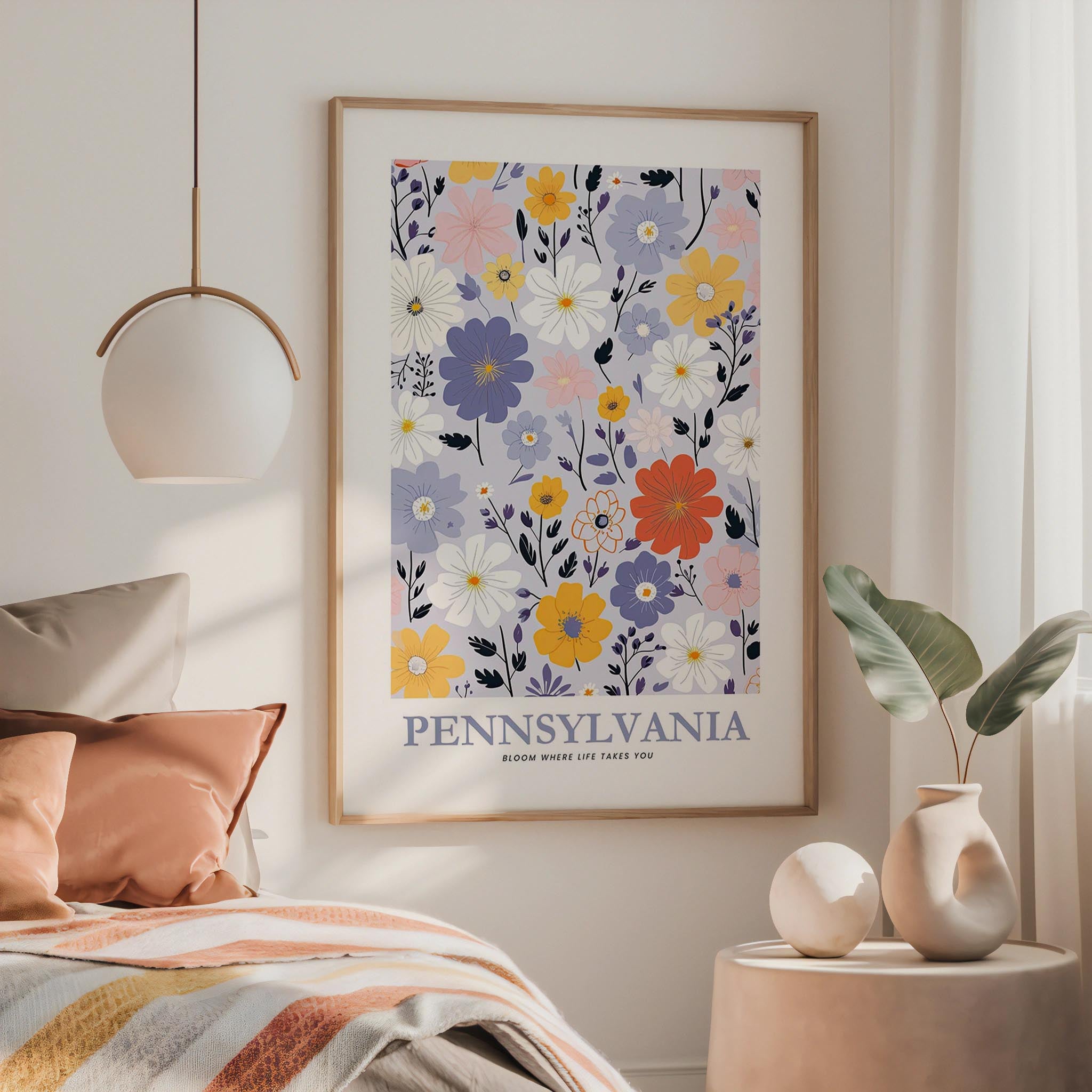 Pennsylvania Flower Poster