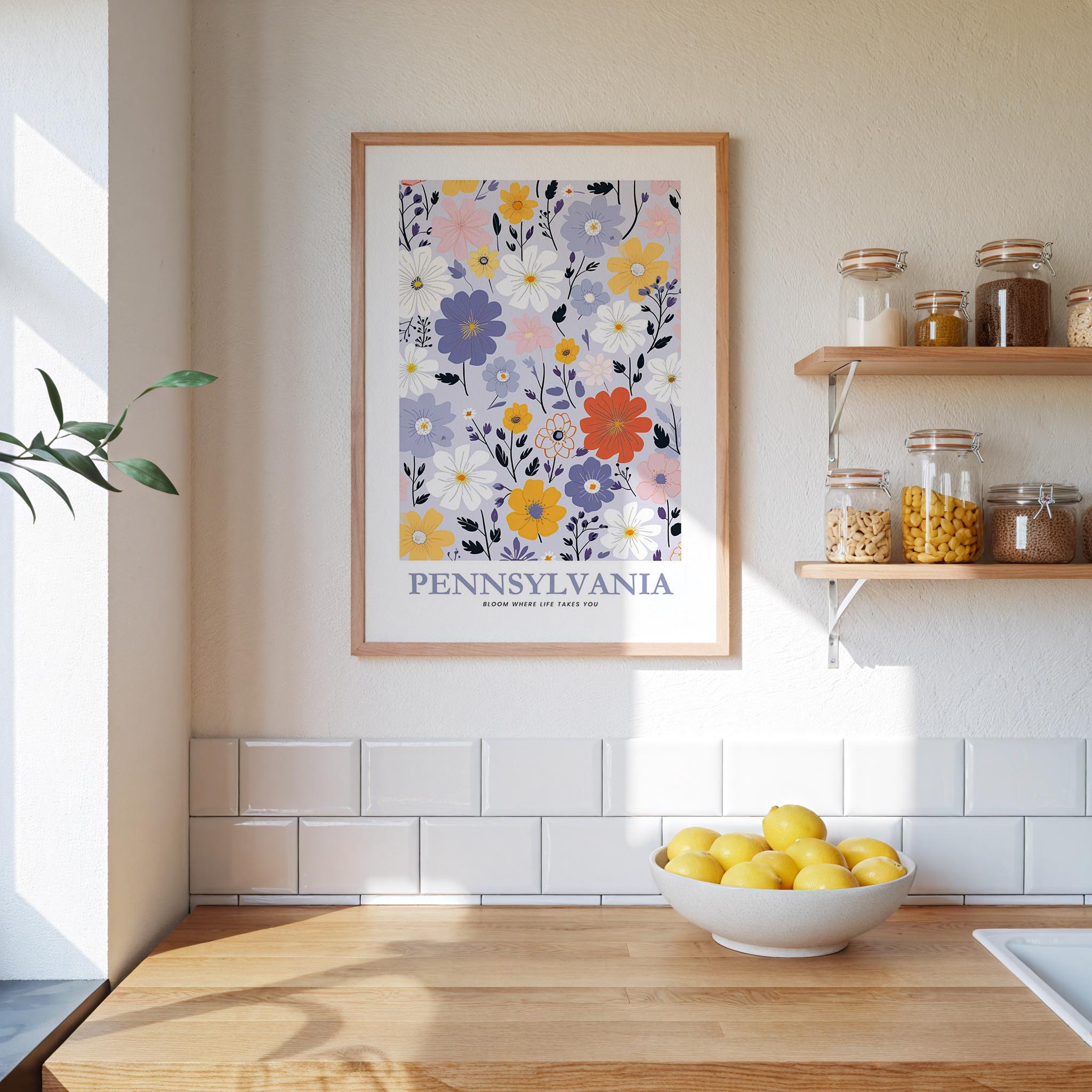 Pennsylvania Flower Poster