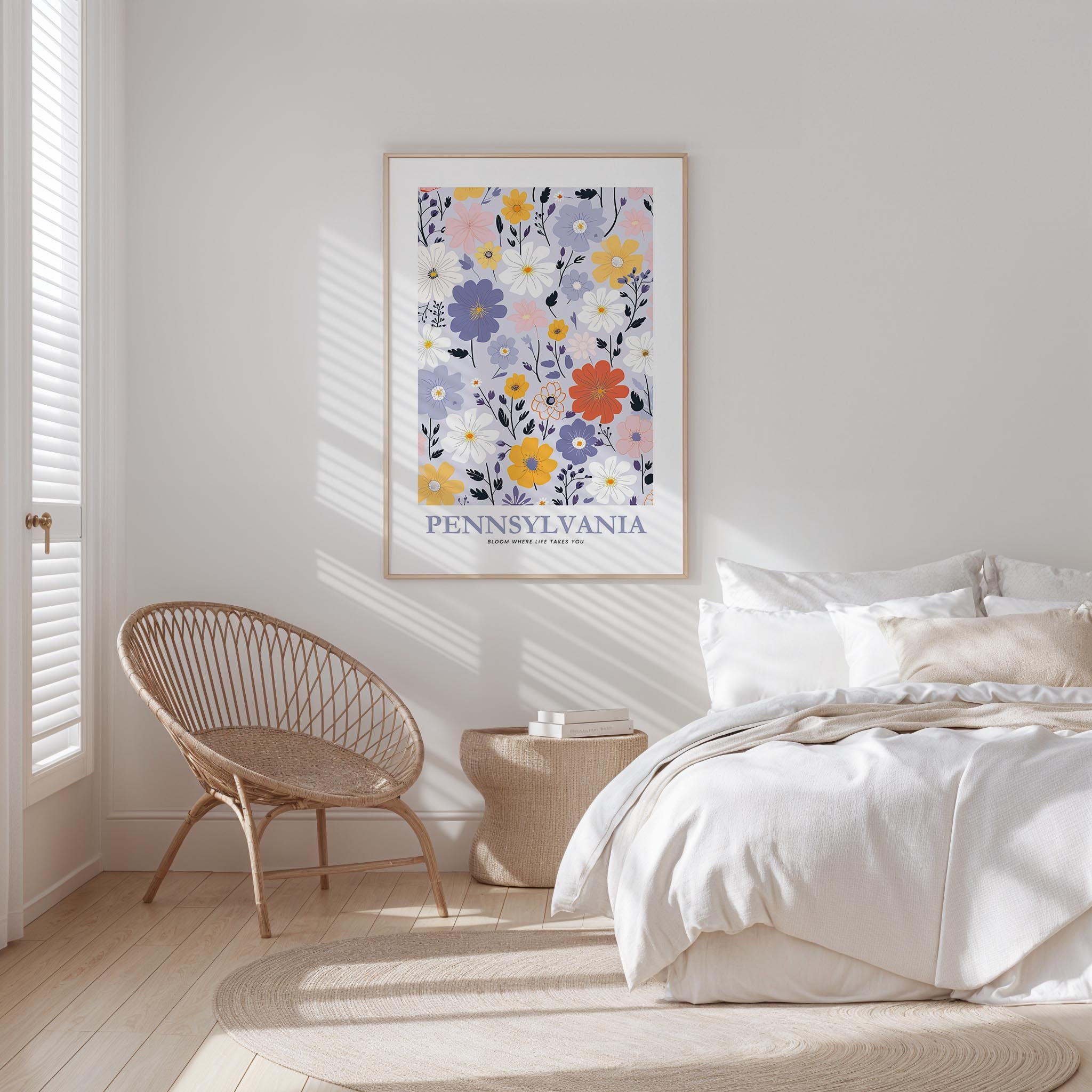 Pennsylvania Flower Poster