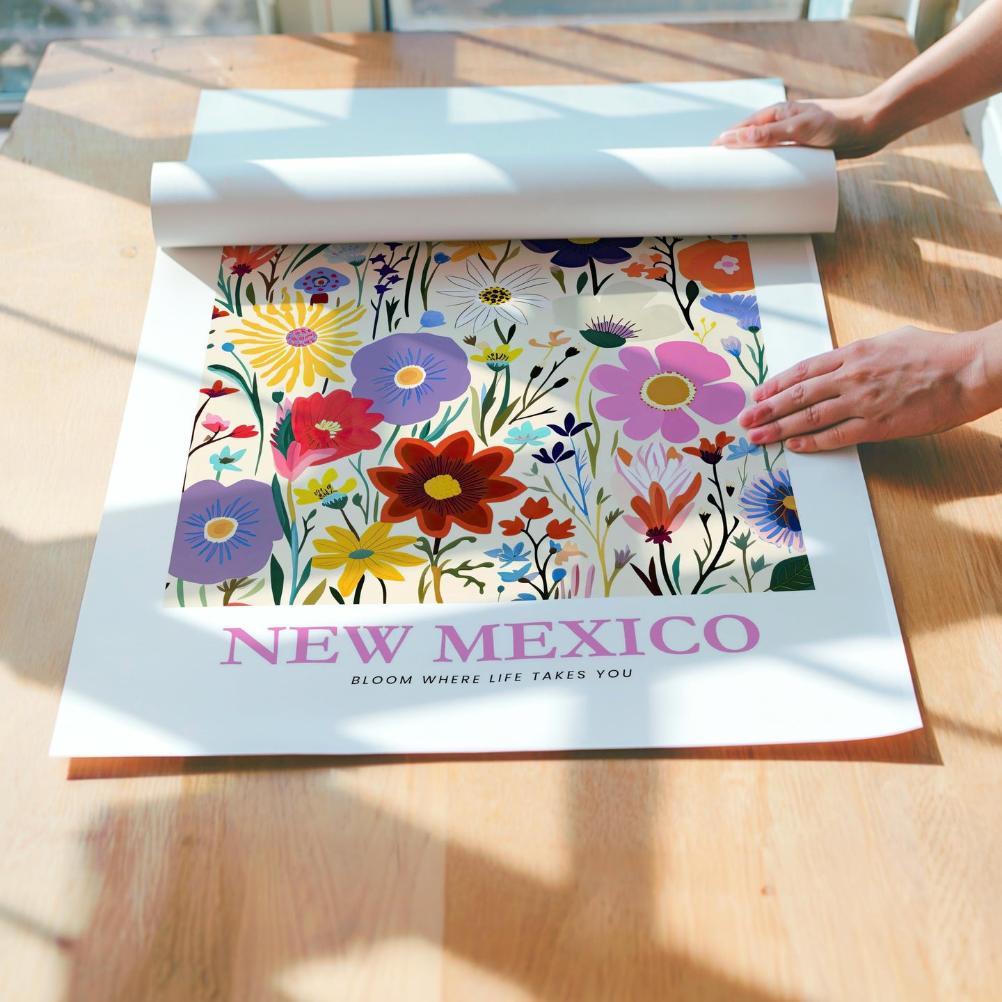 New Mexico Flower Poster