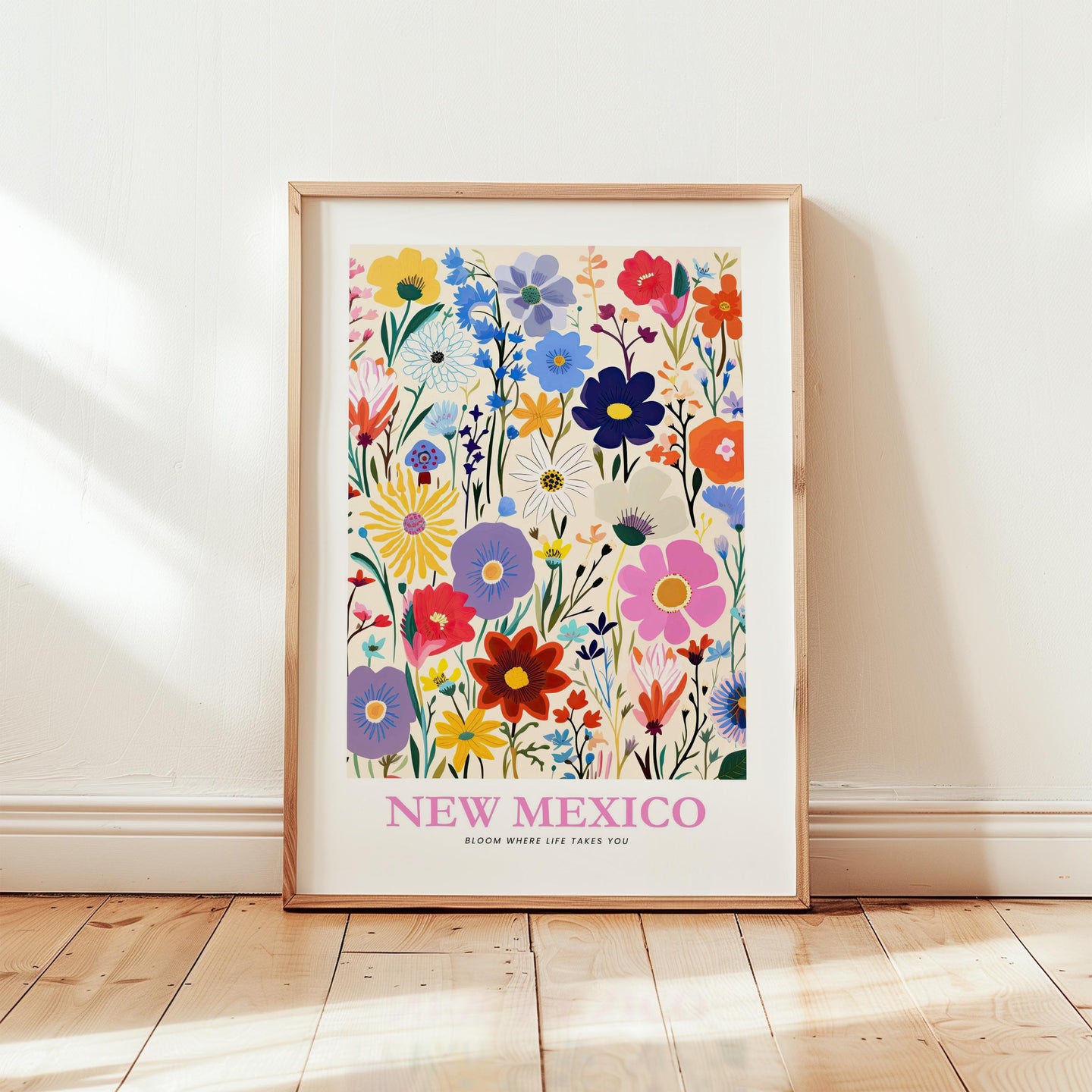 New Mexico Flower Poster