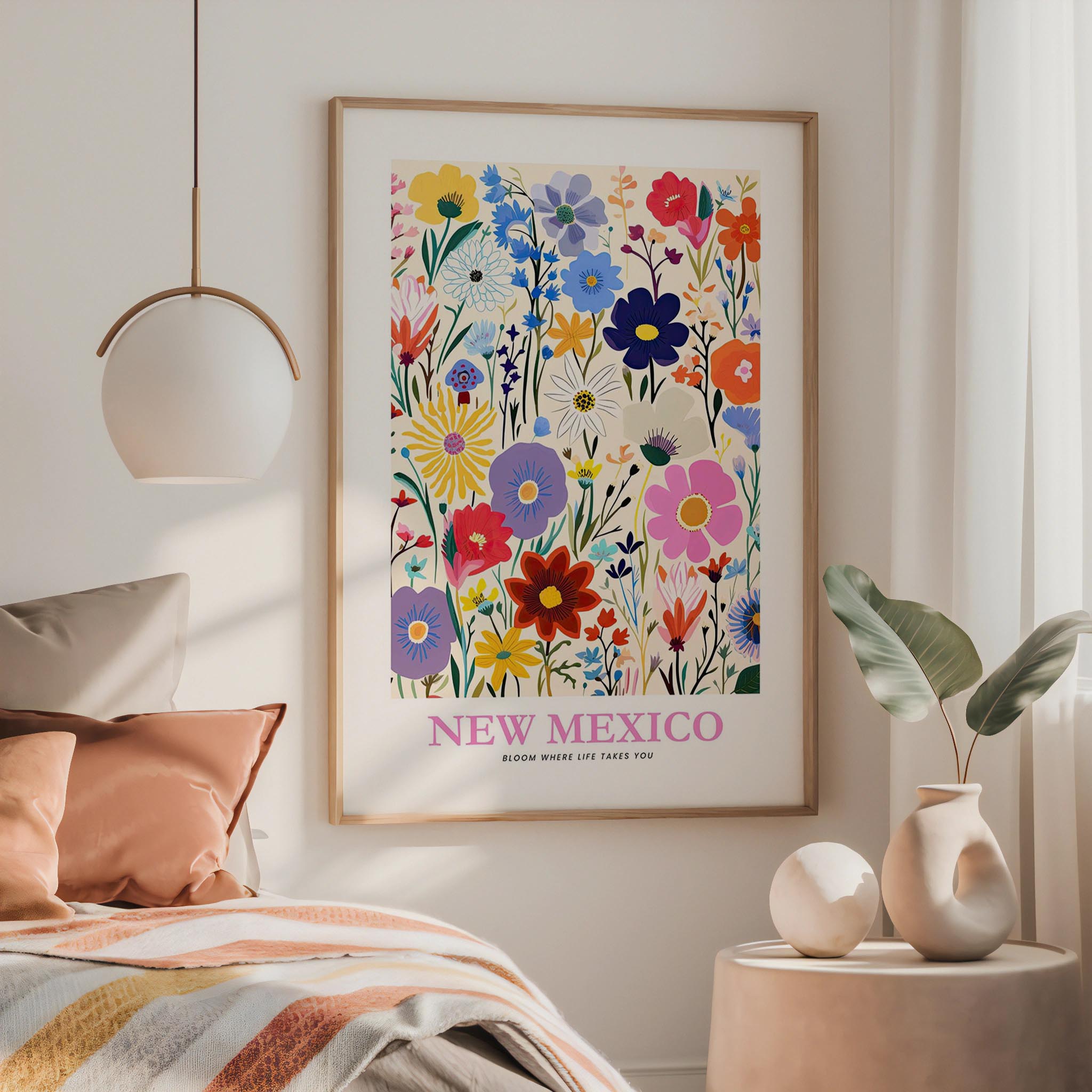 New Mexico Flower Poster