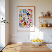 New Mexico Flower Poster