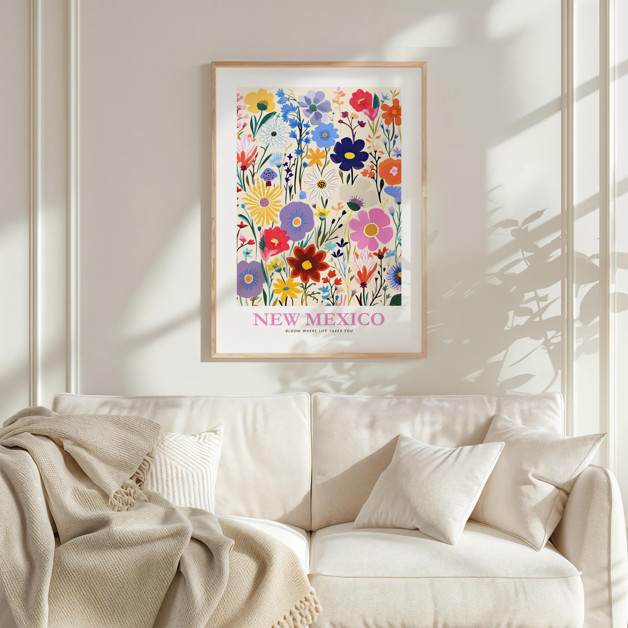 New Mexico Flower Poster