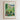 The image is a framed poster depicting a vibrant and lush flower market in Florence, Italy.