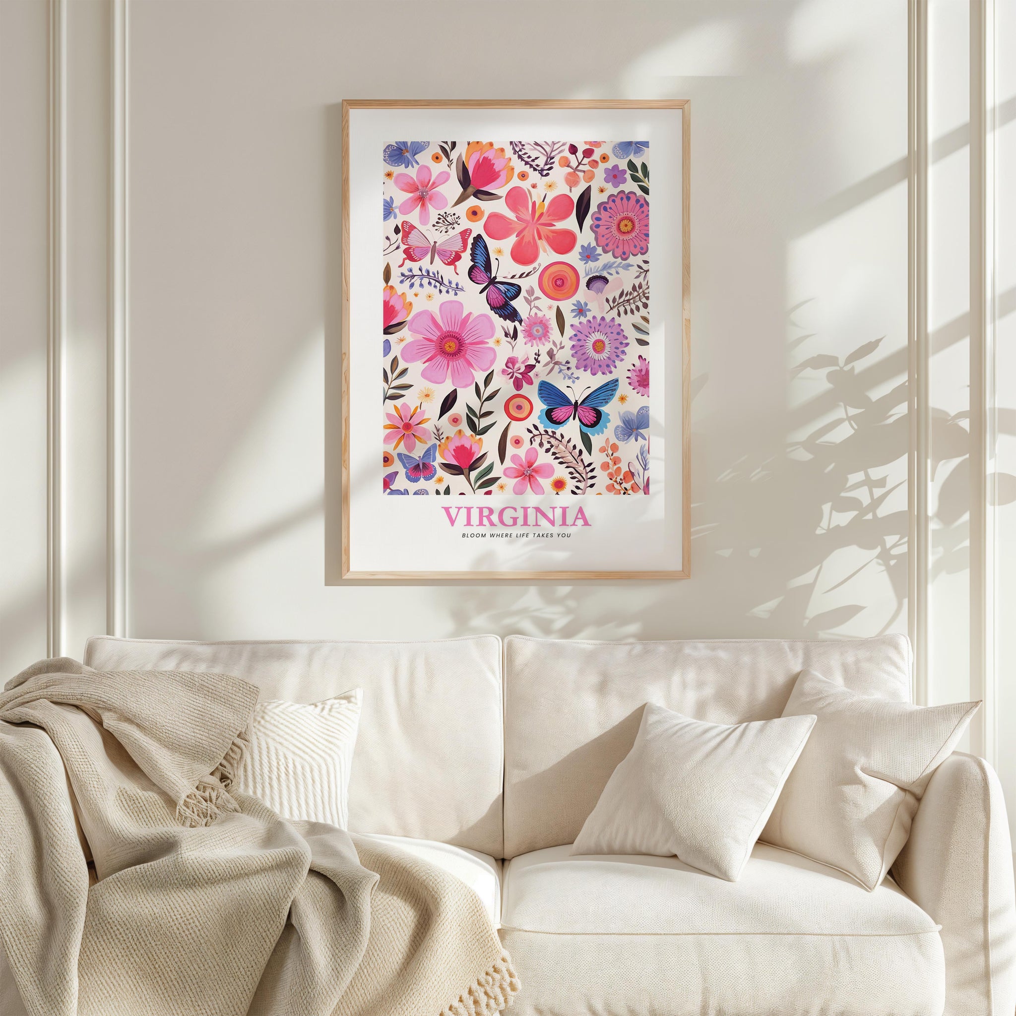 Virginia Flower Poster