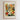 The image is a framed poster of a flower market in Warsaw, Poland.