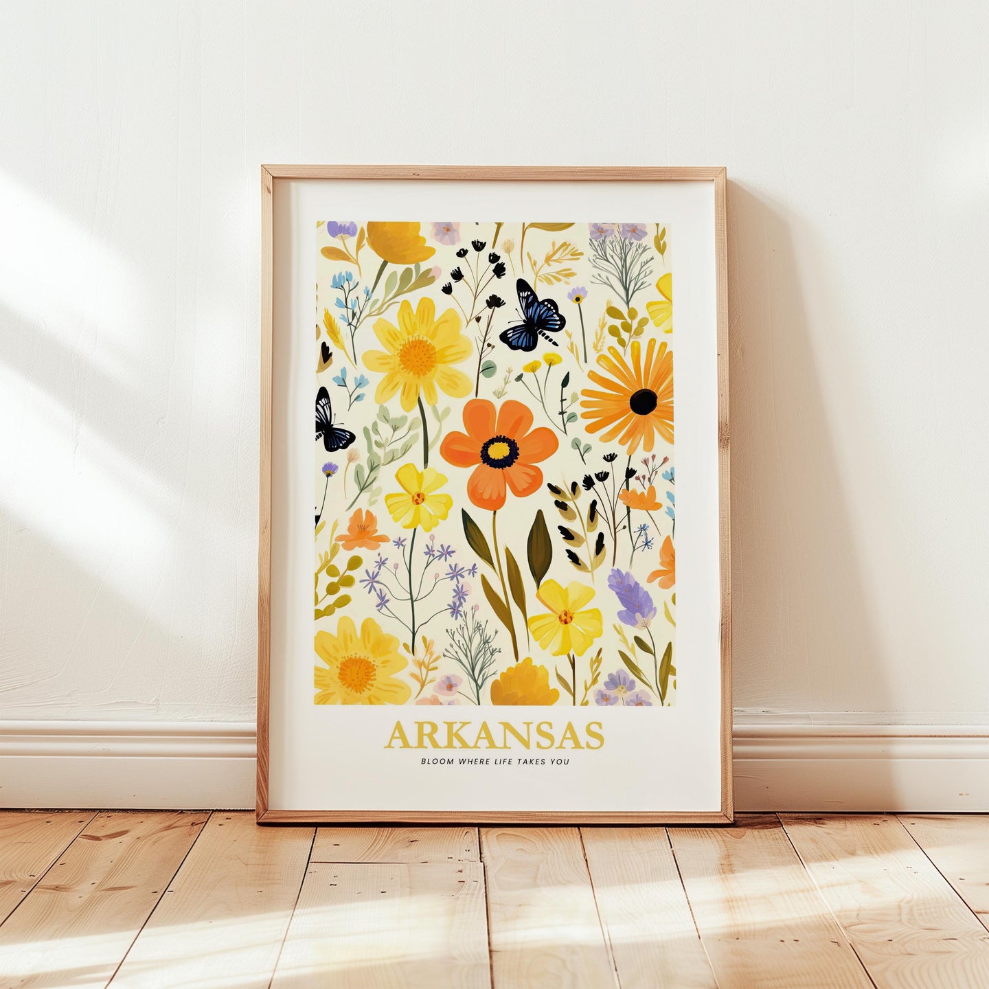 Arkansas Flower Poster