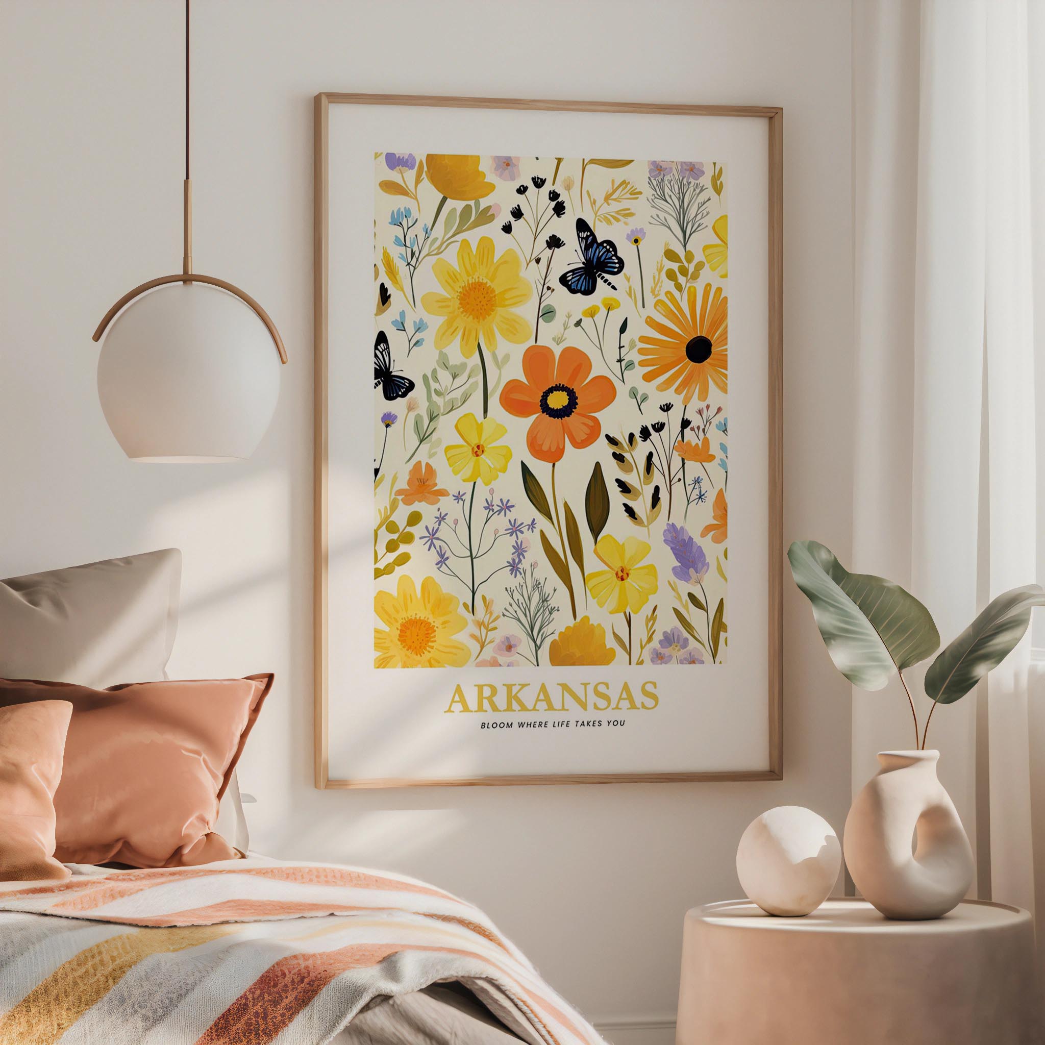 Arkansas Flower Poster