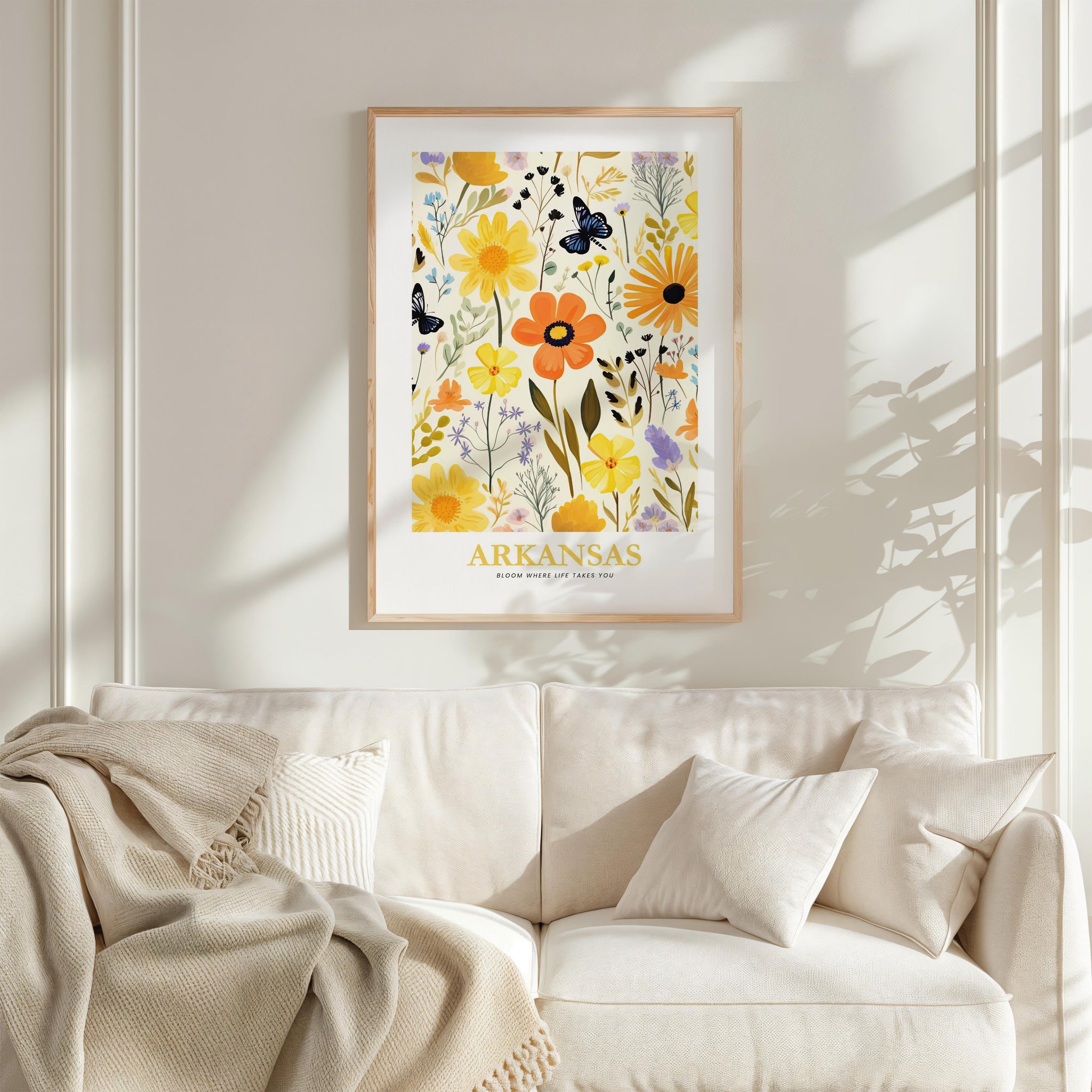Arkansas Flower Poster