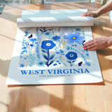 West Virginia Flower Poster