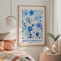 West Virginia Flower Poster