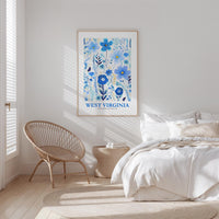 West Virginia Flower Poster