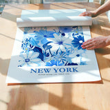 New York Flower Poster