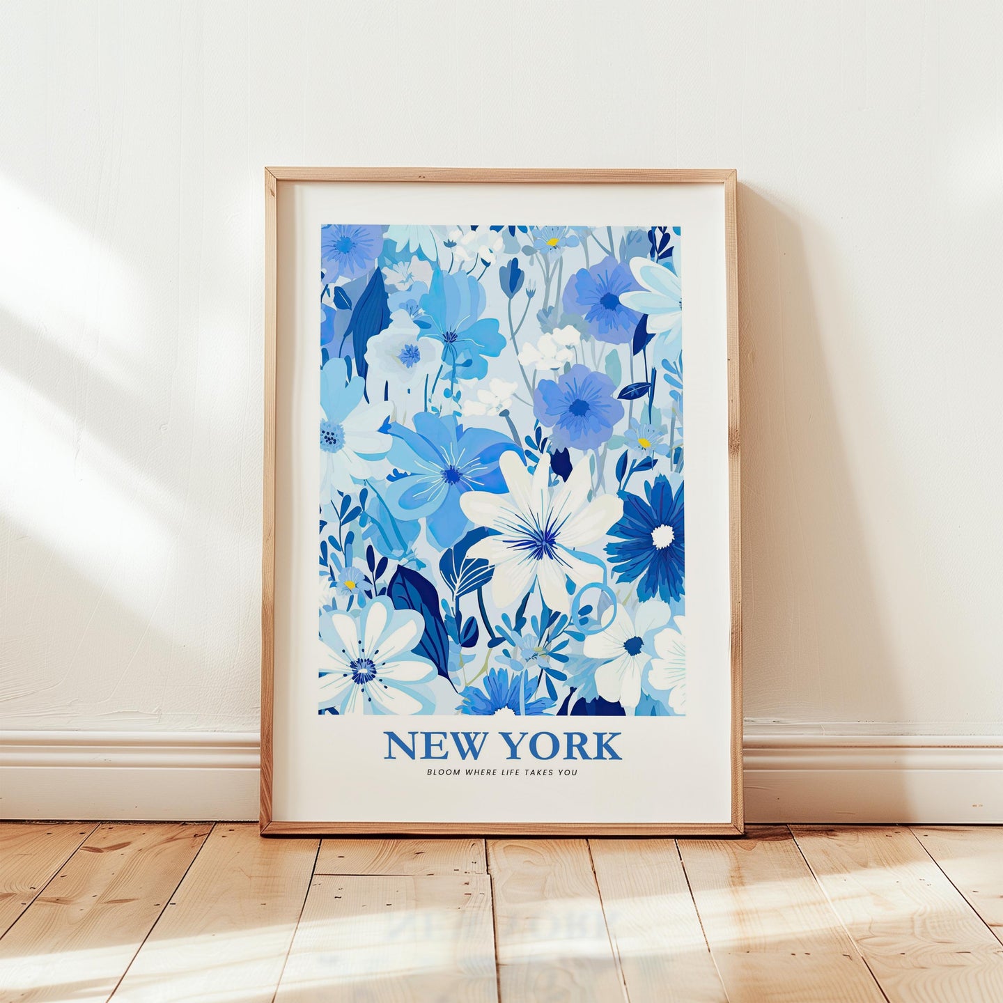 New York Flower Poster