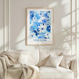 New York Flower Poster