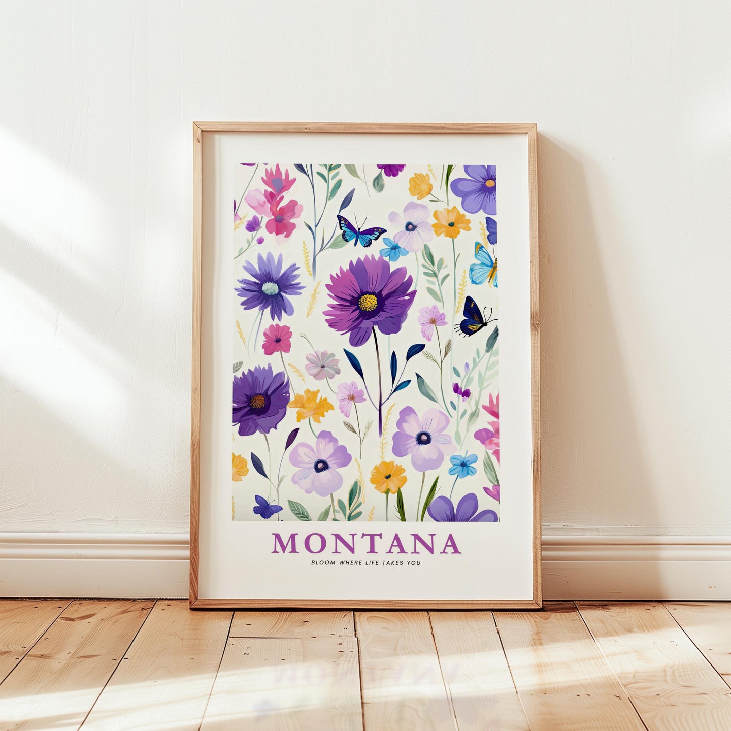 Montana Flower Poster