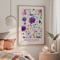 Montana Flower Poster