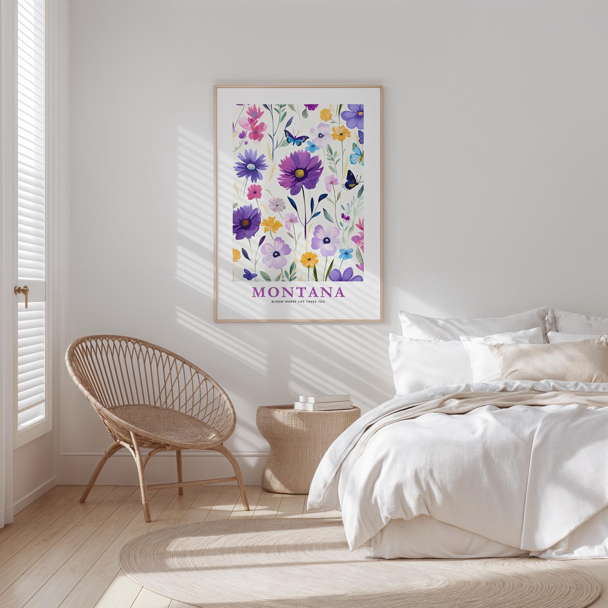 Montana Flower Poster