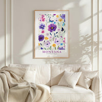 Montana Flower Poster