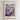 The image is a framed poster depicting a vibrant and colorful flower market in Amsterdam.