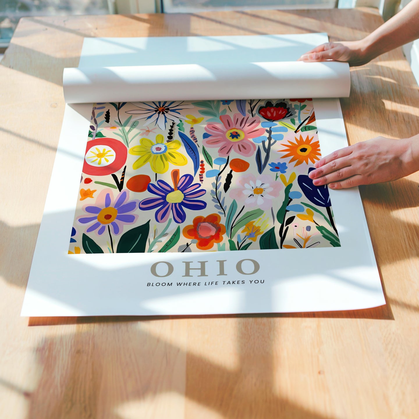Ohio Flower Poster