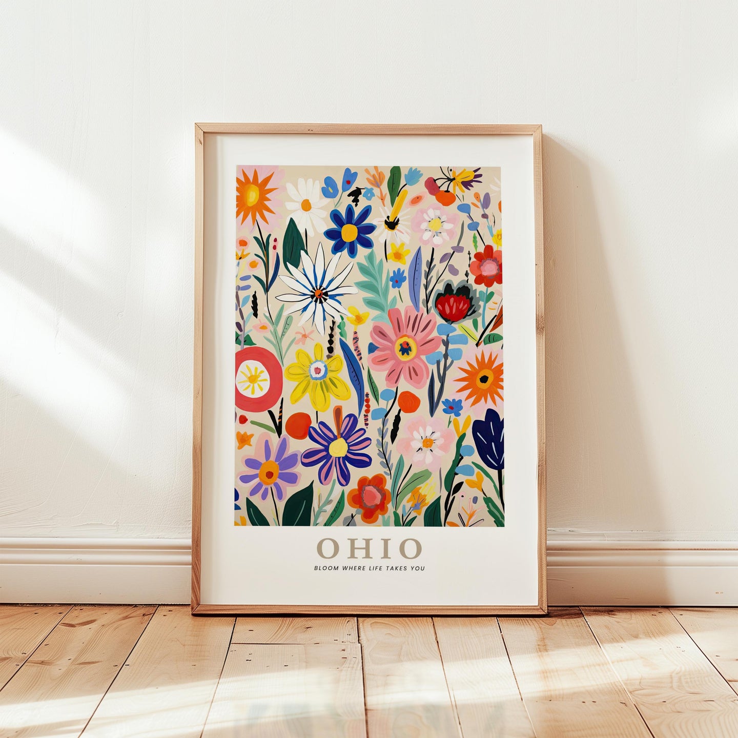 Ohio Flower Poster