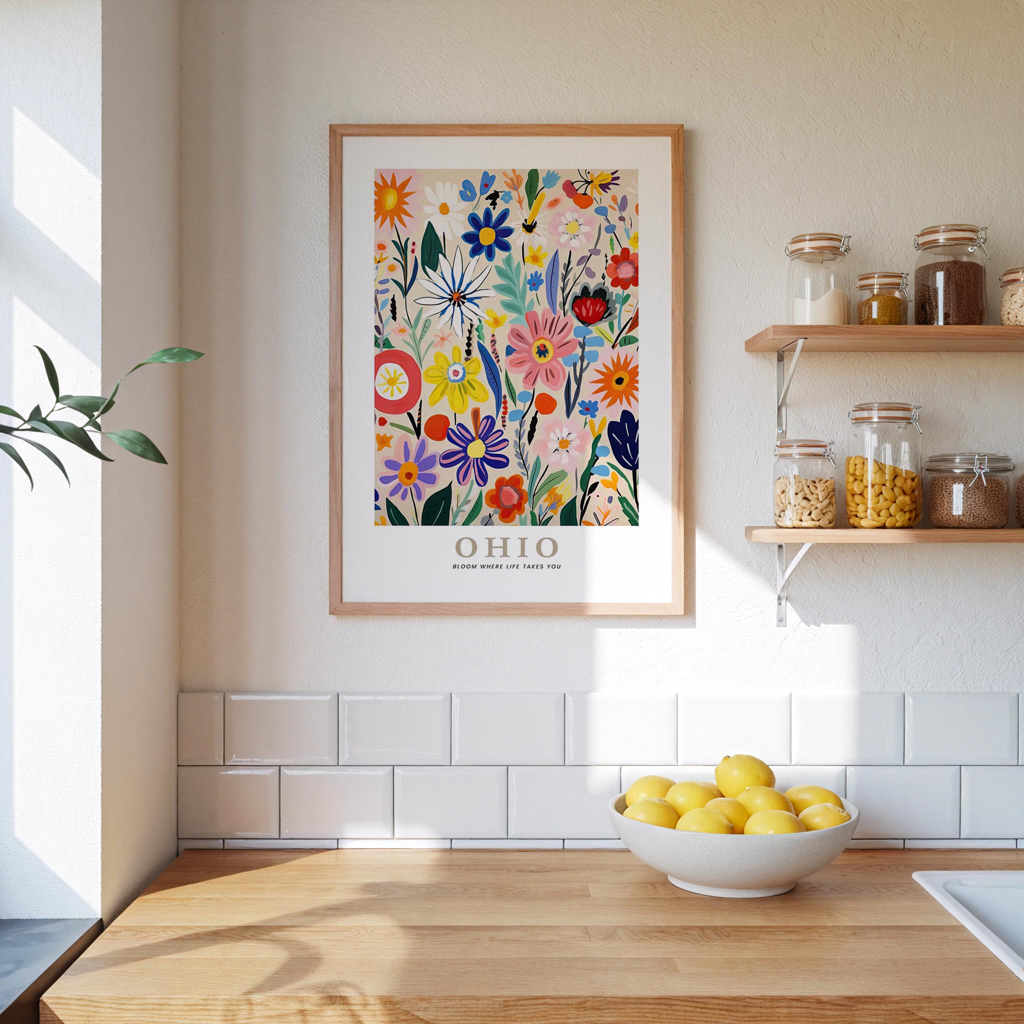 Ohio Flower Poster